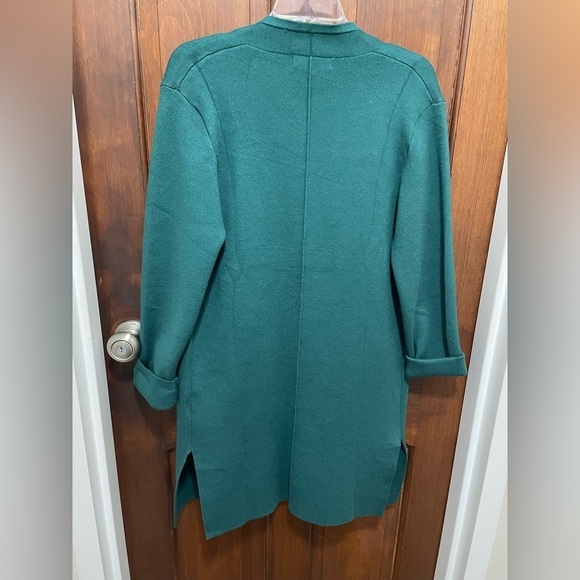 Caracilia women’s large Cardigan sweater, open front, long sleeve Lapel jacket - Picture 3 of 8